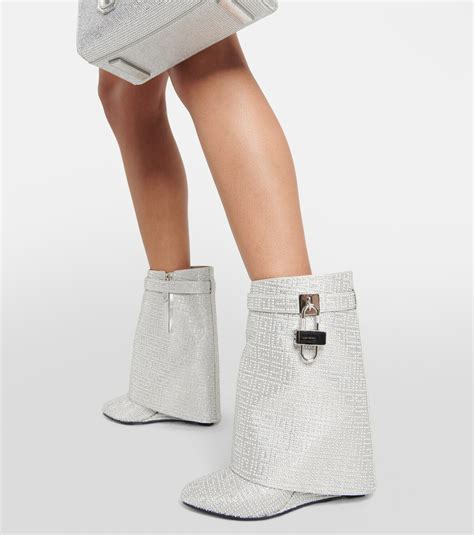 givenchy embellished ankle boots|Givenchy shark boots shopping.